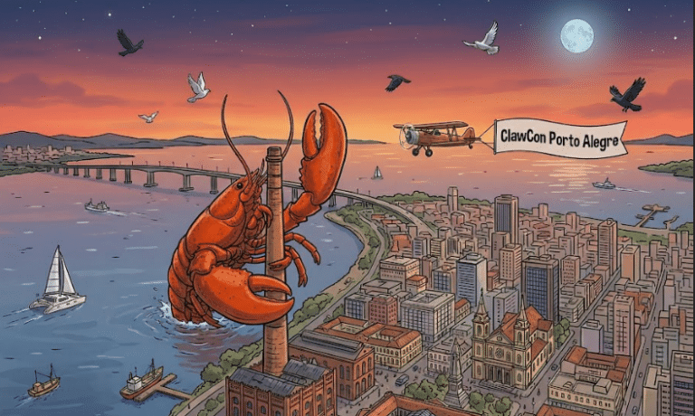 ClawCon Porto Alegre: o evento oficial da OpenClaw chega ao Sul sob a realização da AN1.