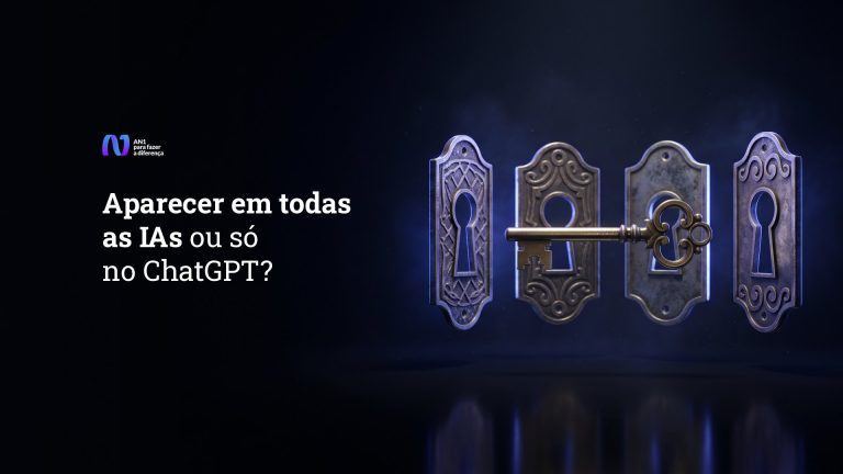 Chave de latão que serve em quatro fechaduras diferentes, símbolo de aparecer em todas as IAs com um só trabalho